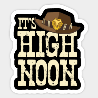 It's High Noon Gamer Voice line design Sticker